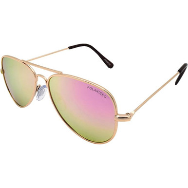 Mangrove Jacks Kids 059 - Gold/Peach Mirror Polarised Lenses