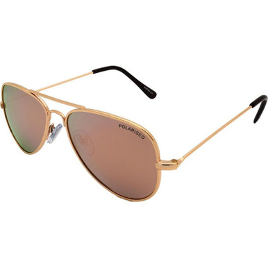 Mangrove Jacks Kids 059 - Gold/Pink Mirror Polarised Lenses