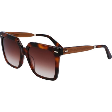 Calvin Klein CK22534S, Brown Havana/Brown Gradient Lenses