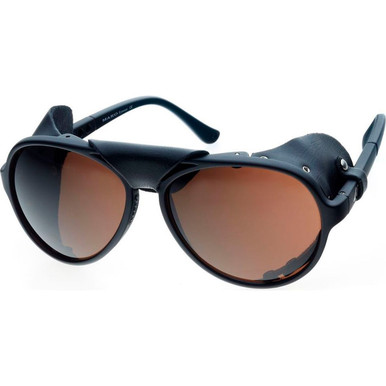 Mako Explorer - Matte Black/Copper Photochromic Polarised Glass Lenses