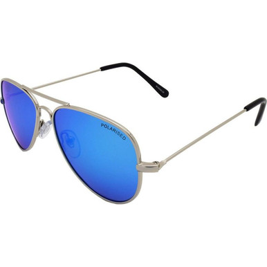 Mangrove Jacks Kids Mangrove Jacks Kids 059 - Silver/Ice Blue Mirror Polarised Lenses