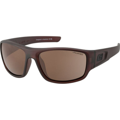 Muffler - Satin Brown/Brown Polarised Lenses