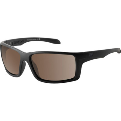 Dirty Dog Knuckle, Satin Black/Brown Polarised Lenses