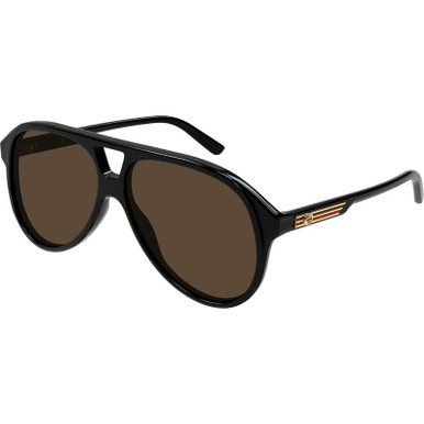 GG1286S - Black/Brown Lenses