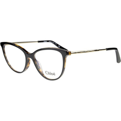 OUTLET Chloe CE2748 Glasses (O), Black and Havana/Clear Lenses