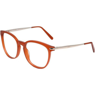 OUTLET Chloe CE2708 Glasses (O) - Orange and Gold/Clear Lenses