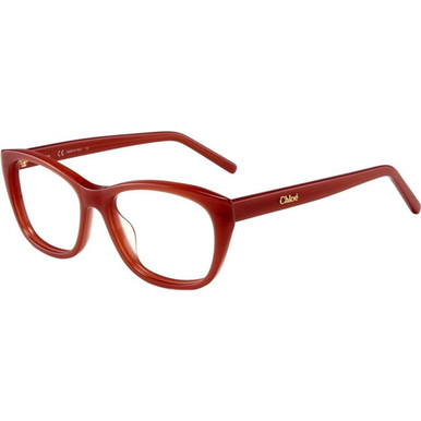 OUTLET Chloe CE2671 Glasses (O) - Red/Clear Lenses