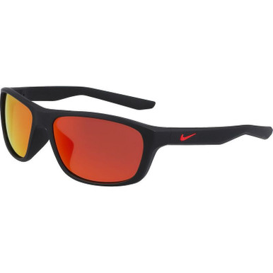 Matte Black/Red Mirror Lenses