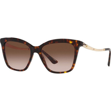 Bvlgari BV8257 - Havana/Brown Gradient Lenses