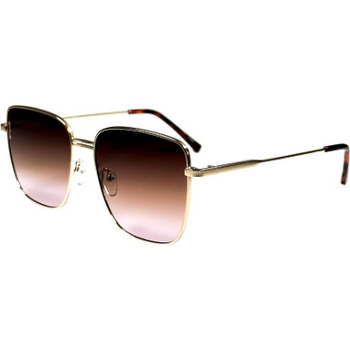 Gold/Brown Pink Gradient Lenses