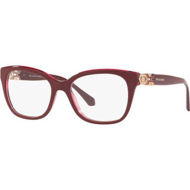 Bordeaux on Transparent Red/Clear Lenses