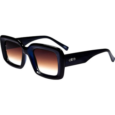 Otra Chelsea - Transparent Navy/Brown Gradient Lenses