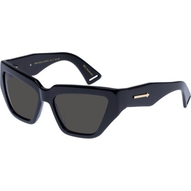 Karen Walker Wrap God, Black/Smoke Lenses