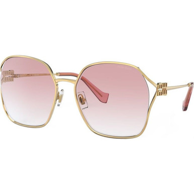 Miu Miu MU52WS - Gold/Pink Gradient Lenses