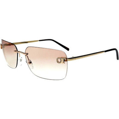 Otra Cara - Gold/Pink Gradient Lenses