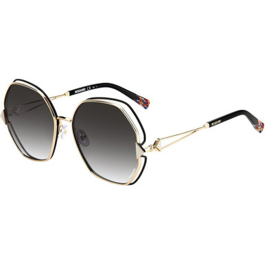 MIS0075/S - Gold Black/Dark Grey Gradient Lenses