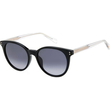 Fossil 2118/S - Black and Crystal/Dark Grey Gradient Lenses