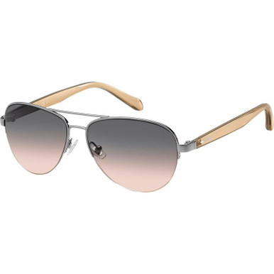 Fossil 3062/S - Ruthenium Nude/Grey Pink Gradient Lenses