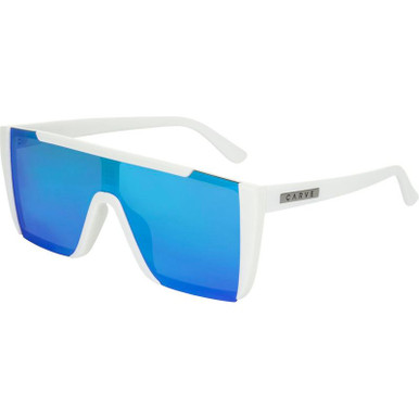 Equinox - White/Blue Iridium Mirror Polarised Lenses