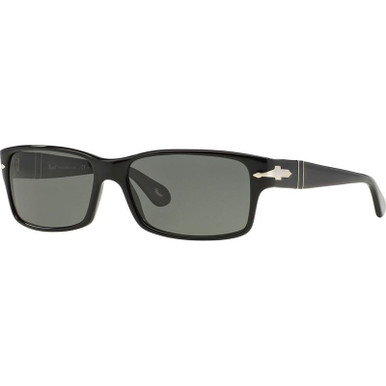 PO2803S - Black/Green Glass Polarised Lenses