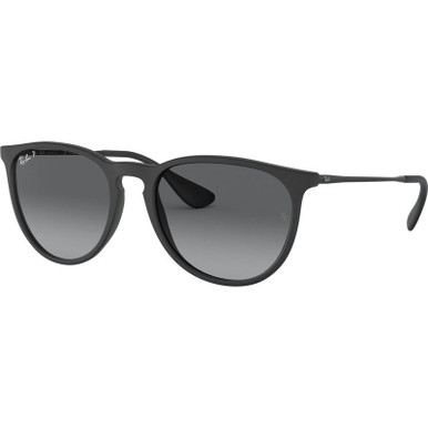 Ray-Ban Erika Classic RB4171F - Matte Black/Grey Gradient Polarised Lenses