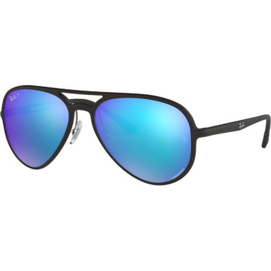 Ray-Ban Chromance RB4320CH - Black/Blue Mirror Polarised Lenses