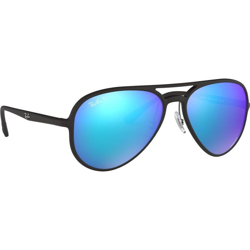 Buy RayBan Chromance RB4320CH Black/Blue Polarised Zip