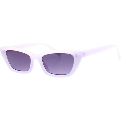 Reality Eyewear Dolce Vita, Milky Lilac/Purple Gradient Lenses