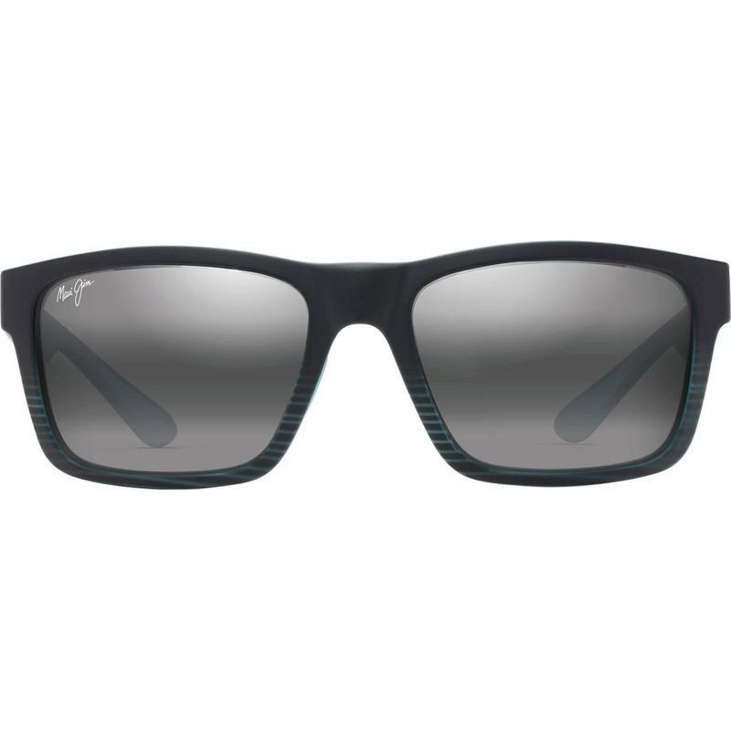 Shop the Maui Jim The Flats Black Teal/Grey Glass Polarised