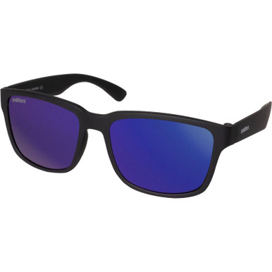 Matte Black/Purple Mirror Polarised Lenses