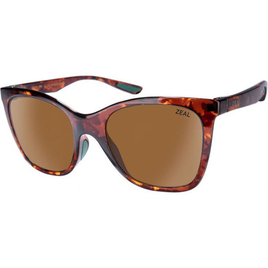 Zeal Optics Willow - Gloss Red Tortoise/Copper Polarised Lenses