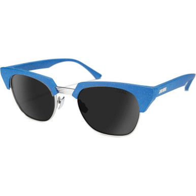 Highline - Matte Bluebird and Matte Silver/Dark Grey Polarised Lenses