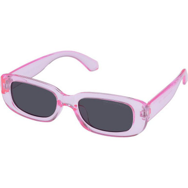 Cancer Council Kids Budgie - Kids, Neon Pink/Smoke Lenses