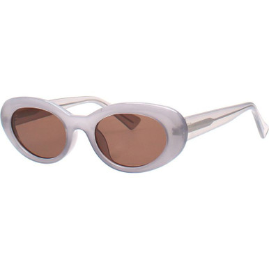 Reality Eyewear Siren, Milky Grey/Brown Lenses