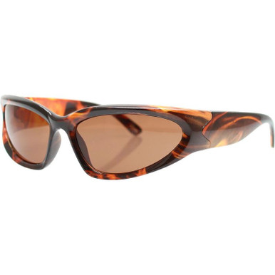Reality Eyewear The Curve - Flame/Light Brown Lenses