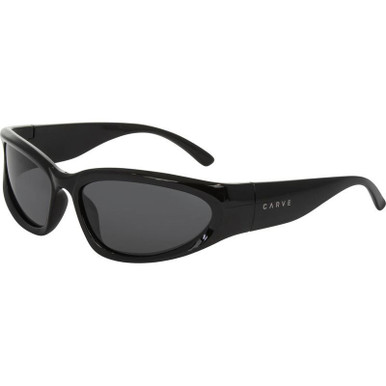 Carve Kubix, Gloss Black/Grey Polarised Lenses