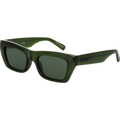 Carve Solis, Crystal Moss Green/Green Polarised Lenses