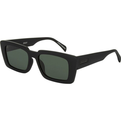 Carve Ziggy - Matte Black/Green Polarised Lenses