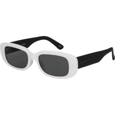 Status - Gloss White and Matte Black/Grey Lenses