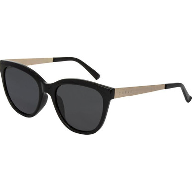 Carve Allure, Gloss Black and Gold/Grey Polarised Lenses