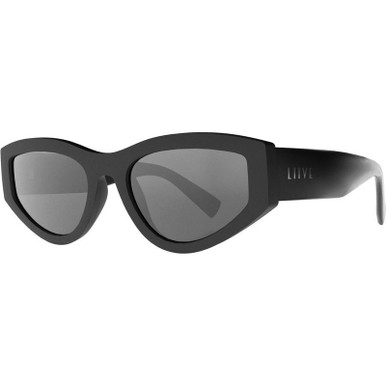 Brooksy Lulu - Matte Black/Grey Polarised Lenses