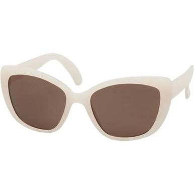 Just Sunnies Kids 1888 - White/Brown Lenses