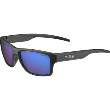 Bolle Status - Matte Black/Brown Blue Mirror Lenses