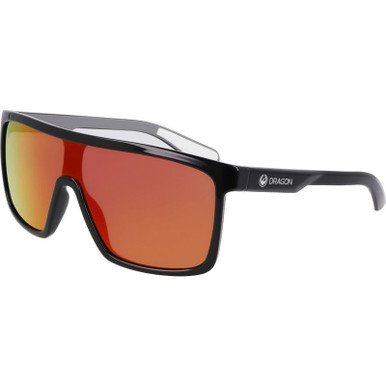 Momentum - Black and Grey/Red Ionised LL Polarised Lenses