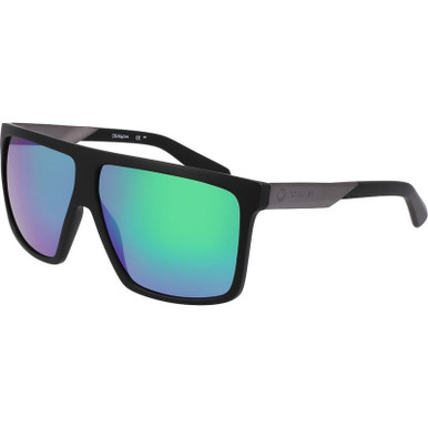 Matte Black/Green Ionised LL Polarised Lenses