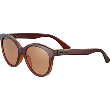 Shiny Brown Spray/Drivers Saturn Polarised Photochromic Lenses