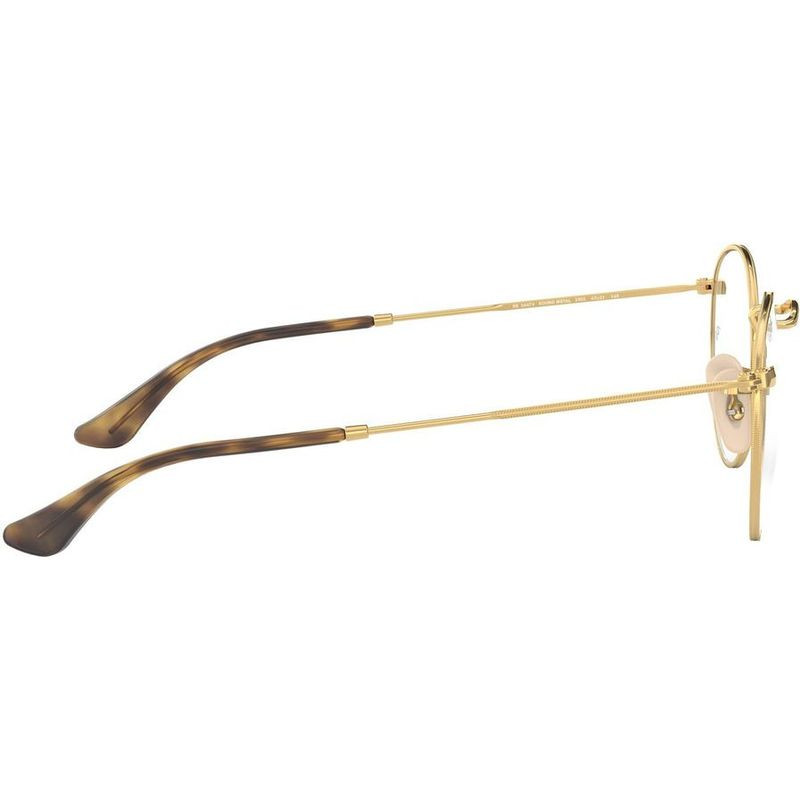 Ray-Ban Prescription Glasses Round Metal RX3447V Gold/Clear