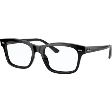 Ray-Ban Glasses Mr Burbank RX5383, Black/Clear Lenses