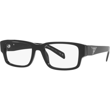 Prada Glasses PR07ZV - Black/Clear Lenses
