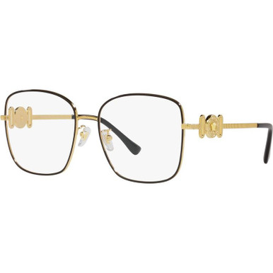 Versace Glasses VE1286D, Gold/Clear Lenses